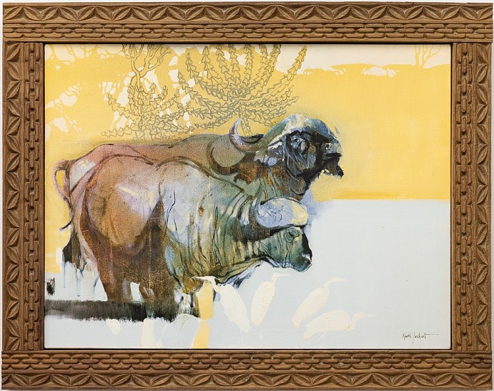 KEITH JOUBERT, Buffalo
Oil on canvas with carved frame