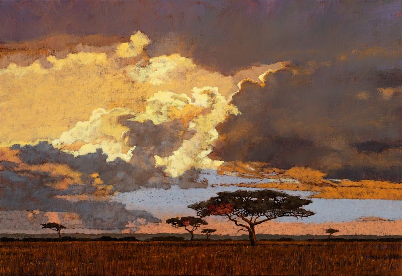 JOHN MEYER, Plains Weavers
Acrylic on canvas