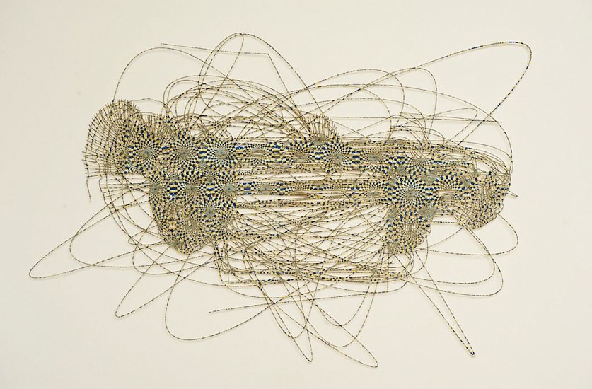 LYNDI SALES, Knots in my Cornea
2010, Optical Illusion Paper