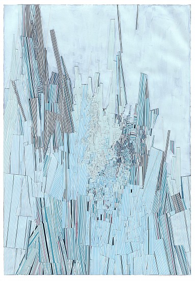 GALIA GLUCKMAN, Homage to Manhattan
2015, Pigment ink on cotton paper and collage