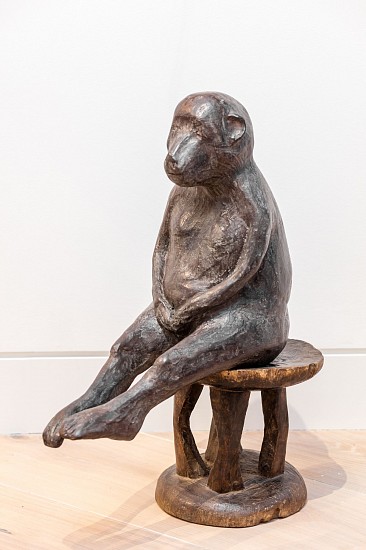 WILMA CRUISE, Little Baboon on Found Object
2015, Bronze