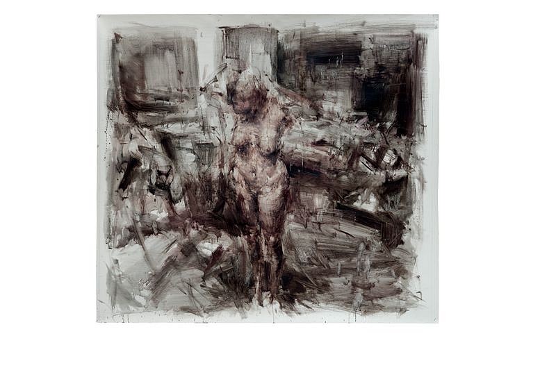 ALESSANDRO PAPETTI, Nudo
2016, Oil on paper mounted on canvas