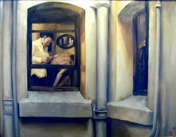 SASHA HARTSLIEF, Clean White Shirt
Oil on canvas