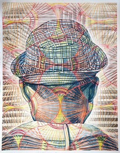 GARY STEPHENS, The Plaid Hat
Chalk pastel