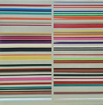 Battson November coza vs com 2016 2k automotive paint on canvas 62 x 62cm