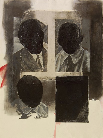 NADJA DAEHNKE, You are so poised for greatness
2016, Enamel and acrylic paint and modelling cement on 425 gsqm Bockingford 100% cotton-rag paper