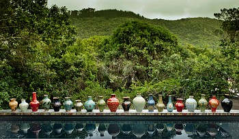 All 20 vases lined up 2017 2