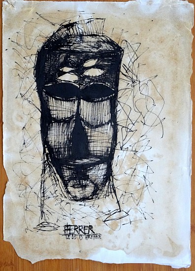 GUY FERRER, Holy Face
Ink on paper