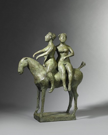 OLIVIA MUSGRAVE, Two Amazons on Horseback
Bronze