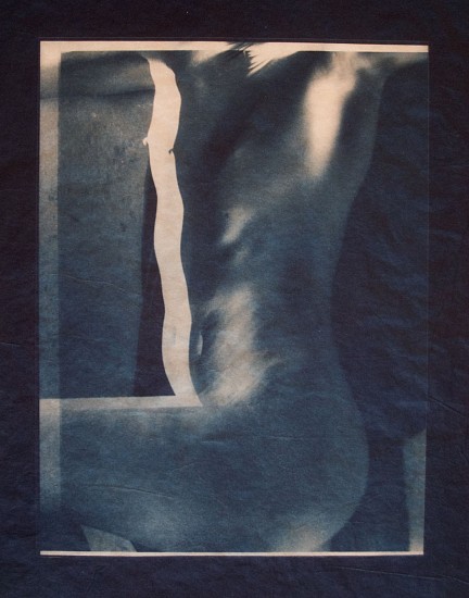 LAURA ELLENBERGER, Untitled
Cyanotype on mulberry paper