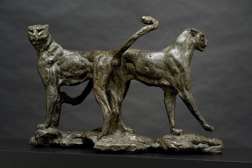 DYLAN LEWIS, S437 Cheetah Pair IV Maquette
Bronze