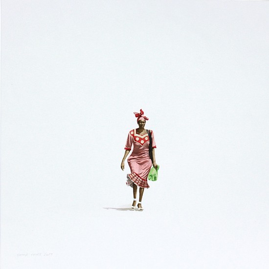 SIMONE WURZ, Red Dress, Eastern Cape
Watercolour on Fabriano