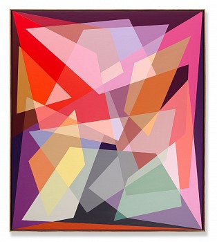 spray paint & acrylic on canvas 163cm x 143cm framed