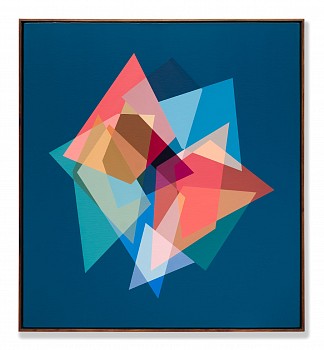 a05 56 46 18 spray paint & acrylic on canvas 103 5cm x 113 5cm framed