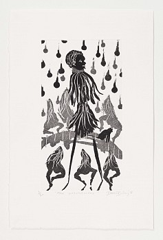 Beezy Bailey The Witchdoctor Etching 50 x 33cm