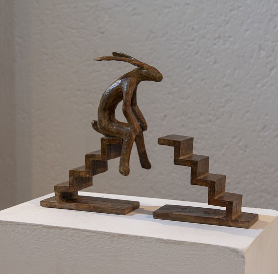GUY DU TOIT, Hare on Stairs III
Bronze
