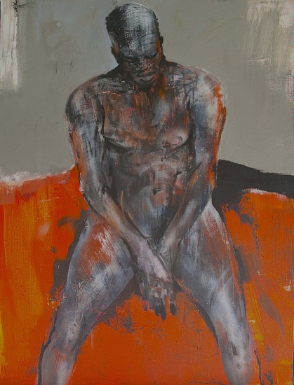 FRANTA, Homme Rouge
Oil on canvas