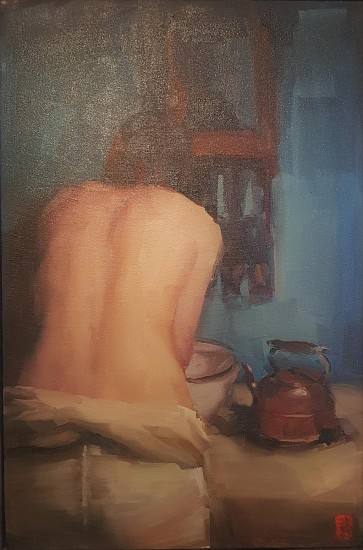 SASHA HARTSLIEF, Nude V
Oil on canvas