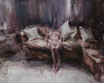 14 AP 16 18, Assenza, 2018, olio su tela, cm 76 x 90