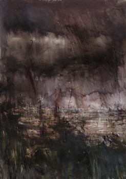 AP 07 17, Caos, 2017, olio su tela, cm 118X80