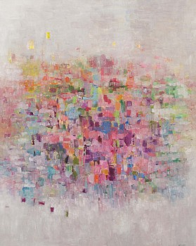 Penelope Stutterheime, Mapping VII (PS51), oil on canvas, 150 x 120 cm