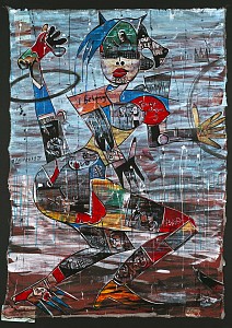 Dancing in my Land I, mixed media on canvas, 160 x 110 cm.jpeg