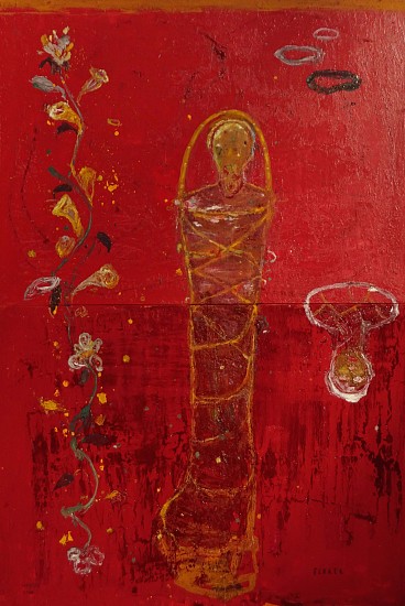 GUY FERRER, Narcisse
Mixed media on canvas