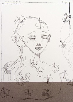 LE MAITRE DES PAPILLONS 2015 22X15cm