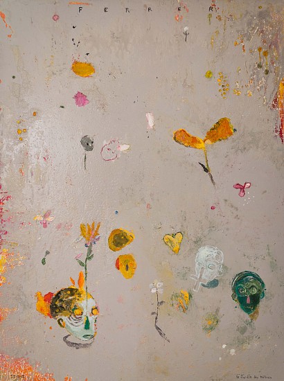 GUY FERRER, Le Jardin des Delices
acrylic and oil on linen canvas