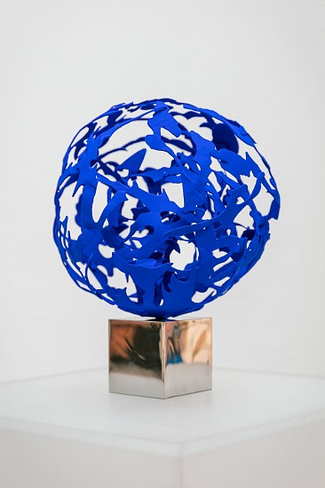 ARABELLA CACCIA, Blue Planet III (unique)
Bronze and ultra marine blue