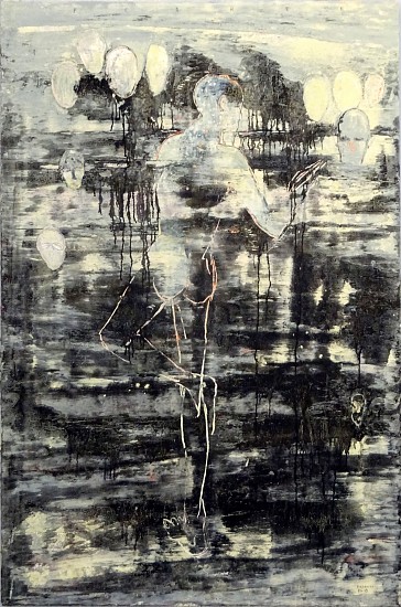 GUY FERRER, Presences
Mixed media on canvas