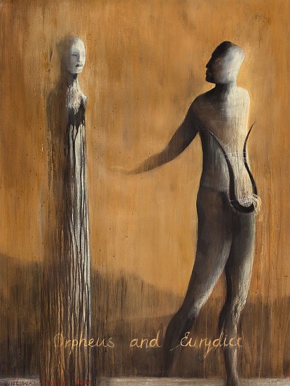 DEBORAH BELL, Orpheus and Eurydice
Mixed media on paper