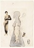 Shany van den Berg, A Short Fable, pencil and gum arabic on vintage paper, 38 x 28 cm