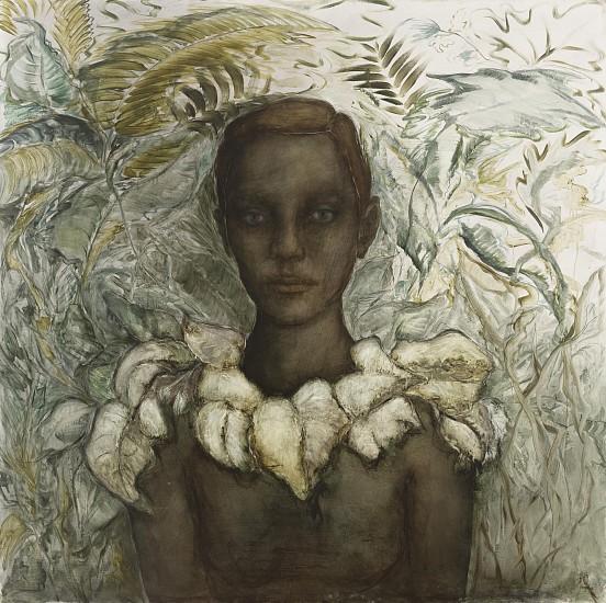 SHANY VAN DEN BERG, Antheia - Godess of the Garden
Pencil, charcoal and oil on board