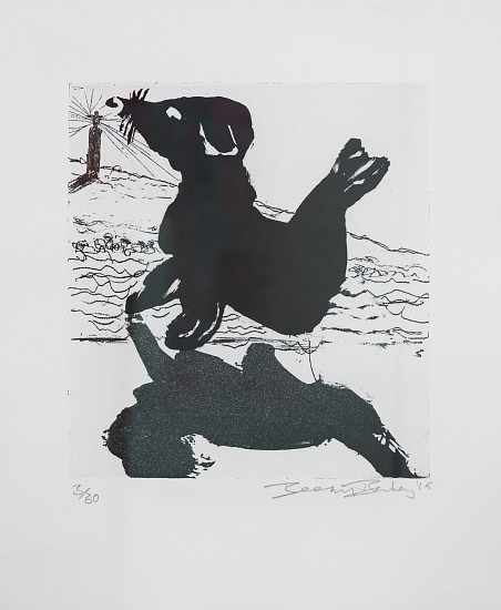 BEEZY BAILEY, Seal Shadow
Copperplate Etching