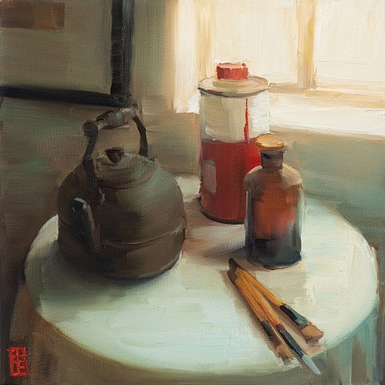 SASHA HARTSLIEF, Kettle and Turps
Oil on canvas