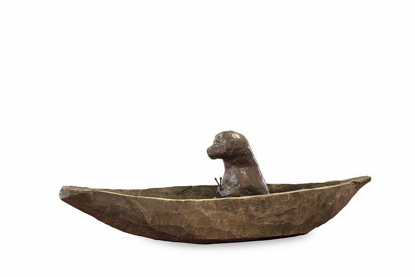 WILMA CRUISE, Rita (Baboon Knitting)
Bronze and wood