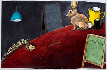 Colbert Mashile The Menace mixed media on paper 120 x 150cm web