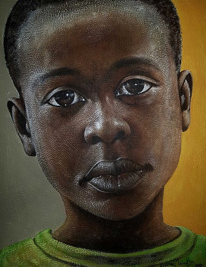 VELAPHI MZIMBA, Amogelang (We Accept)
Acrylic on canvas