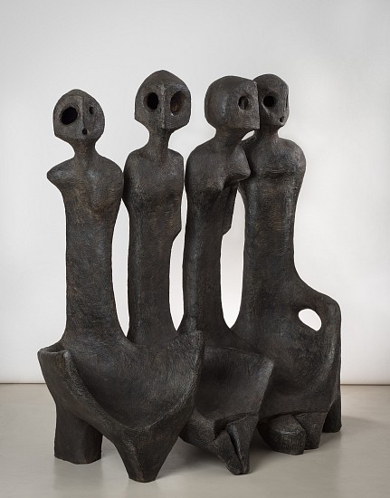 SPEELMAN MAHLANGU, Four Figures (Life-Size)
Bronze