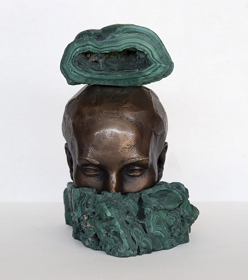 ANGUS TAYLOR, Becoming
Patinated bronze with malachite