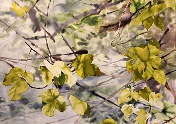 LOW River Composition #1 ink on paper 86 x 120cm 2020