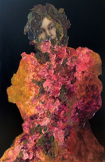SHANY VAN DEN BERG, Re-form I
Paper collage and oil on board