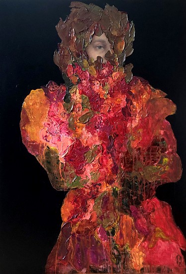 SHANY VAN DEN BERG, Re-form II
Paper collage and oil on board