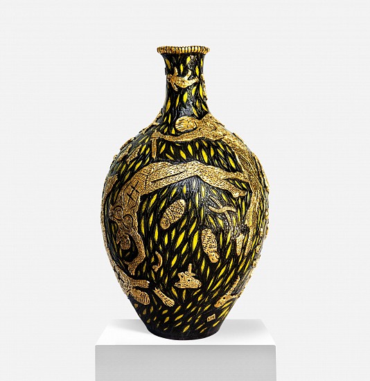 LUCINDA MUDGE, Humans
Glazed ceramic, gold lustre