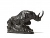 S400 Charging Black Rhinoceros Miniature