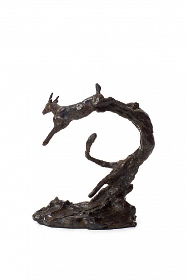 DYLAN LEWIS, S378 Cheetah Chasing Buck (Miniature)
Bronze