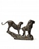 S381 Lion and Lioness Pair Maquette I