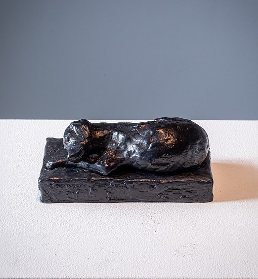 NICOLA BAILEY, This Dog Watched Beside a Bed
Bronze