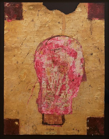 GUY FERRER, Roi vermeil
Mixed media on canvas